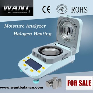 Digital Halogen Heating Laboratory Moisture Meter