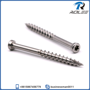 304/316/410 Stainless Steel Low Profile Head Torx Pocket Hole Screws